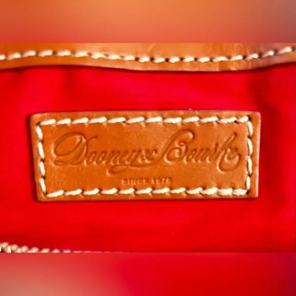 016- Dooney & Bourke Emerson Brynn, Ashby Blush Florentine Leather Hand Bag - Picture 12 of 13